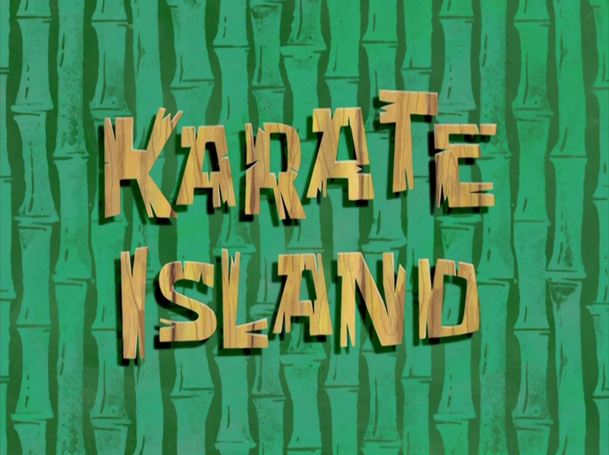 spongebob karate island lips